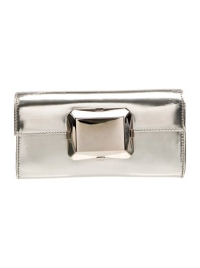 Gucci Metallic Patent Leather Clutch