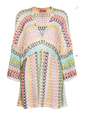 Missoni Multicolour Beach Cover Up Dress