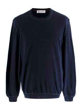 Brunello Cucinelli Navy Knit