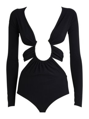 Christopher Esber Black Odessa Cut Out Swimsuit