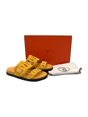 Hermes Yellow Extra Sandals 1
