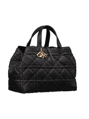 Dior Large Toujours Black Macro Cannage Calfskin Bag