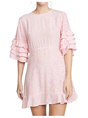 Faithful The Brand  Pink Cotton Mini Dress