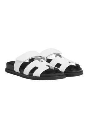Hermes Hermès White Chypre Sandal