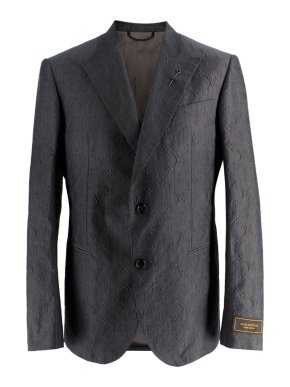 Louis Vuitton Grey Staples Suit Jacket 1
