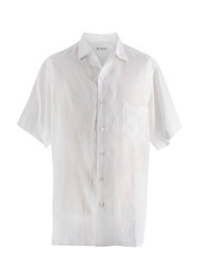 Loro Piana White Linen Shirt 1