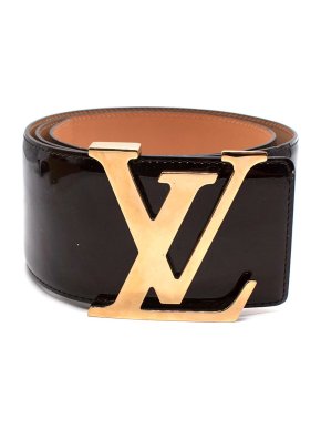Louis Vuitton Amarante Patent Leather Belt 75 1