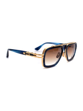 Dita Blue and Gold Metal Sunglasses 1