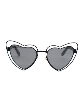 Saint Laurent Black Heart Frame Sunglasses 1