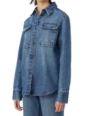 Camilla and Marc Loose Fit Denim Overshirt 1