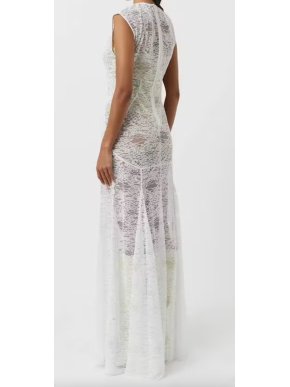 Camilla and Marc Angelo Maxi Dress in White Lace 1