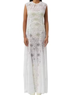 Camilla and Marc Angelo Maxi Dress in White Lace 1
