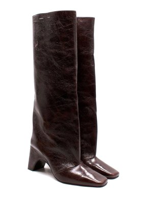 Coperni Bridge Brown High Boots 1