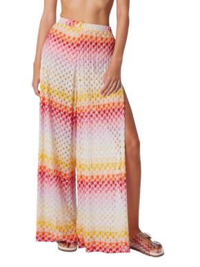 Missoni Multicoloured Side Slit Trousers 1
