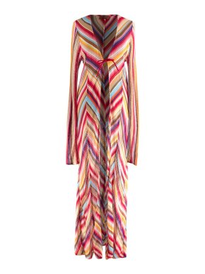 Missoni Crochet Multicoloured Maxi Cover Up Cardigan 1