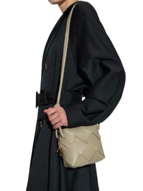 Bottega Veneta Camera Intrecciato Cross Body in Olive 1