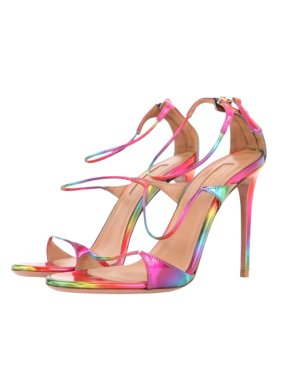 Aquazurra Hologram Heeled Sandals 1