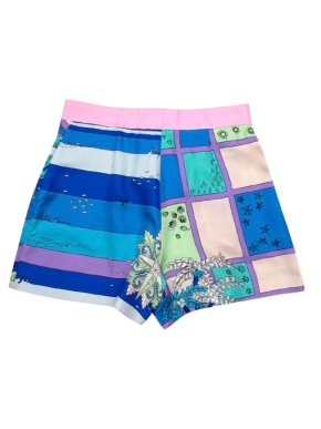 Emilio Pucci Silk Printed Shorts 1