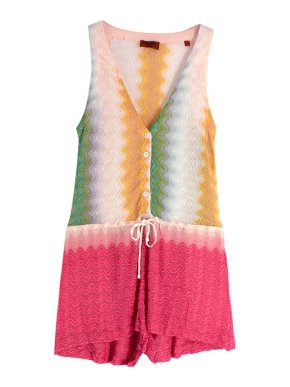 Missoni Multicoloured Sparkly Knit Playsuit 1