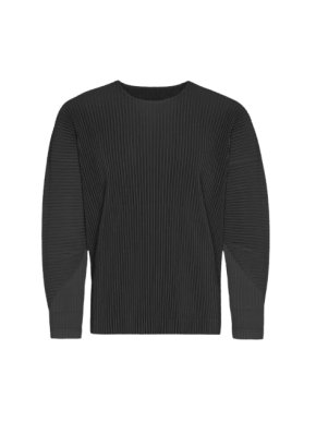 Issey Miyake Homme Black Plisse Top 1