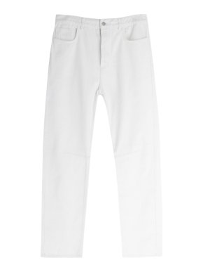 Celine White Straight Leg Denim Jeans