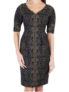 Gucci Animal Print Midi Dress 1