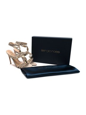 Sergio Rossi Ecru Scarpe Donna Sandal 1