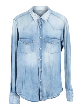 Tom Ford Light Blue Western Denim Shirt 1