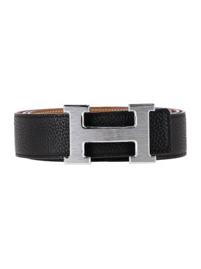 Hermès Reverisble Black/Tan Constance  Belt Buckle105cms 1