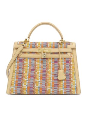 Hermes Kelly 32 Sellier Vibrato Sable Chamonix Gold Hardware 1