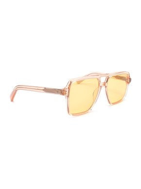 Joseph Apricot Aviator Square Sunglasses 1