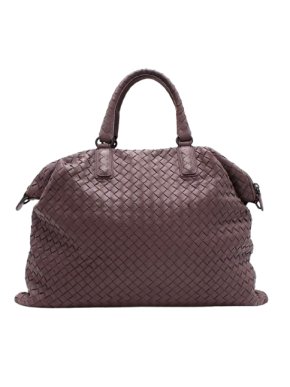 Bottega Veneta Intrecciato Convertible Tote in Burgundy 1