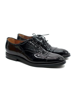 Church's Black Patent Derby Tie Ups 1