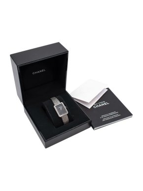 Chanel Boy-friend Black Quartz Watch 1