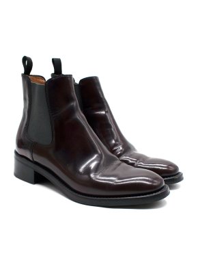 Church's Oxblood Patent Chelsea Boots 1