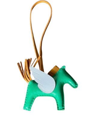 Hermes Rodeo Menthe Pegase PM Charm 1