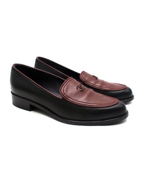 Chanel Two Tone Mocassin Loafer 1