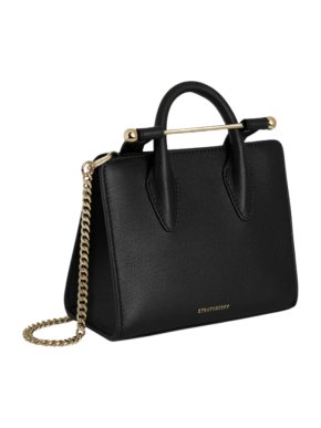 Strathberry Black Nano Tote 1