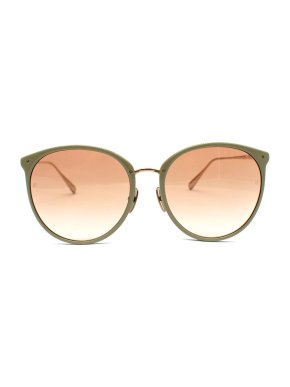 LindaFarrow Kings Sunglasses in Sage 1