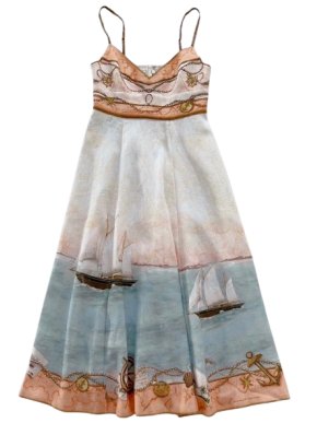 Zimmermann Printed Linen Dress 1