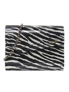 Jimmy Choo Zebra Candy Clutch 1