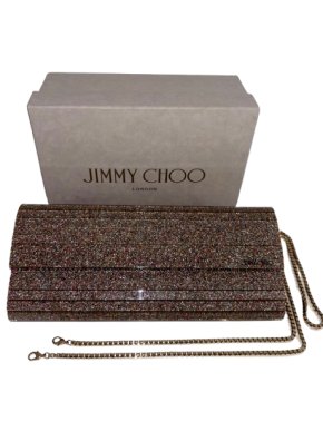 Jimmy Choo Sweetie Glitter Clutch Bag On Chain 1