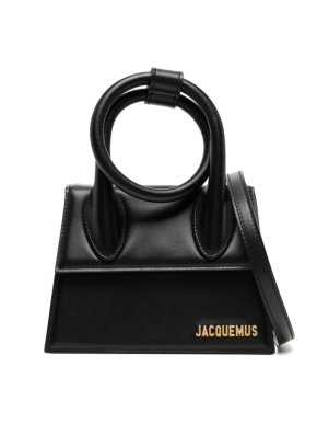 Jacquemus Black Leather Le Chiquito Bag 1