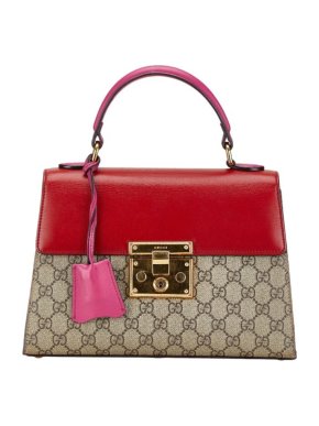 Gucci Supreme Coated Canvas And Leather Bag 1