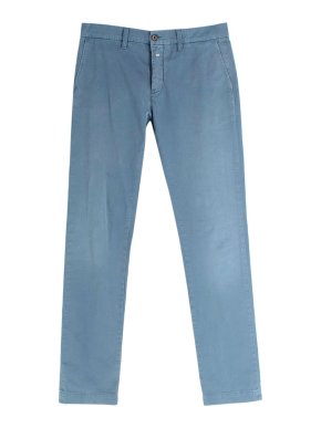 Closed Blue Cotton Chino Trousers