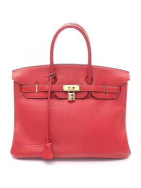 Hermès Birkin 30 Bag in Red Togo Leather with Gold Hardware 1