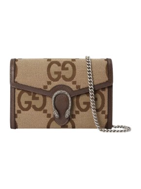 Gucci Dionysus Jumbo Canvas Wallet On A Chain 1