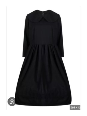 Comme Des Garcons Black Longsleeve Babydoll Dress 1