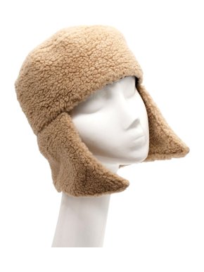 Burberry Caramel Shearling Hat 1