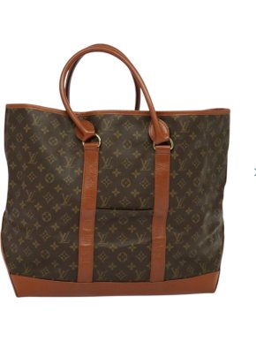 Louis Vuitton Weekend GM Brown Monogram PrintCanvas Tote 1